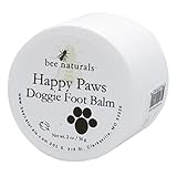 Bee Naturals Happy Paws Dog Foot Balm – Soothing Moisturizer with Sunflower & Coconut Oils, Calendula Extract – Protects & Repairs Dry, Cracked Paws – Cruelty-Free, All-Natural Paw Care