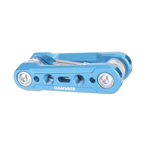 Kit multiherramienta plegable 6 en 1 CAMVATE 3801 azul para ajustes rápidos 2