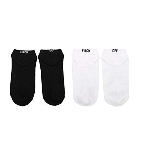 Unisex Funny Fuck Off Letters Printed Low Cut Sport Socks for Men,Women,Couples2
