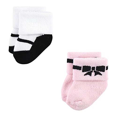 Image of Hudson Baby Baby 8-pack Cotton Rich Newborn and Terry Socks
