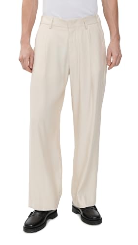 Men's Kay Pleated Linen Trousers