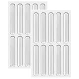 Vicloon Paraurti per Mobili, 20 Pezzi Gommini Silicone Trasparente, Paracolpi Adesivi Piedini Ammortizzatore, Autoadesivo Paracolpi Trasparente, 6.3cm Colpi per Porte, Laptop, Cassetti