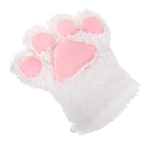 BESPORTBLE Comfortable Plush Cat Paw Gloves for Winter Cosplay Performance Accessories Lightweight Easy to Wear Birthday Present for Easy to Maintain