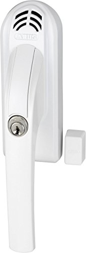 ABUS Abschließbarer Fenstergriff FG300A - Fensterknauf mit Druckzylinder und Alarmfunktion...