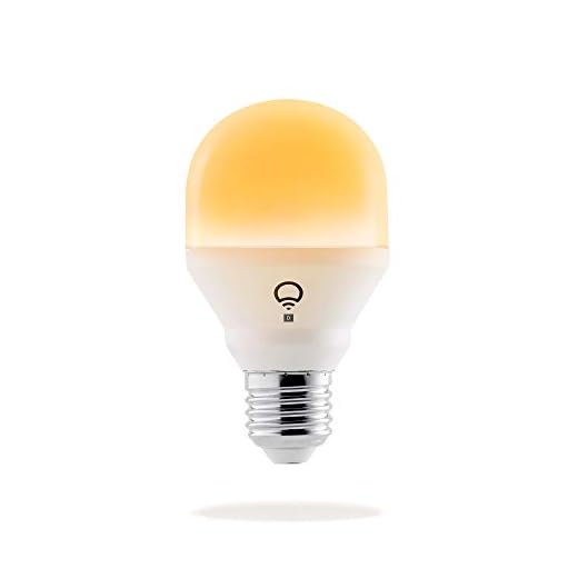 LIFX Mini Day & Dusk (A19) Wi-Fi Smart LED Light Bulb, Adjustable, Dimmable, No Hub Required, Works with Alexa, Apple HomeKit and the Google Assistant