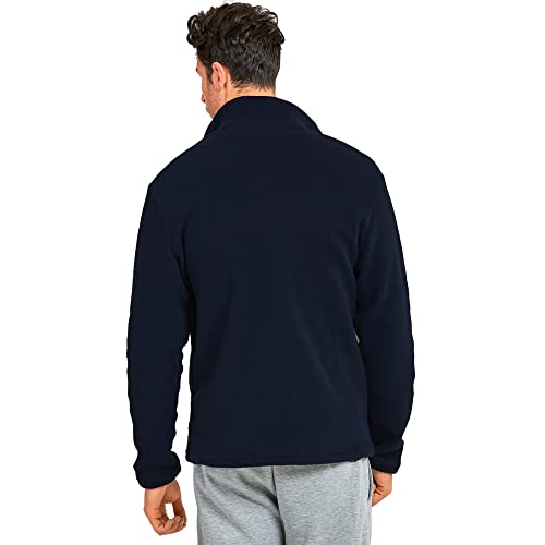 Knocker Men's Polar Fleece Zip Up Long Sleeve Jacket2