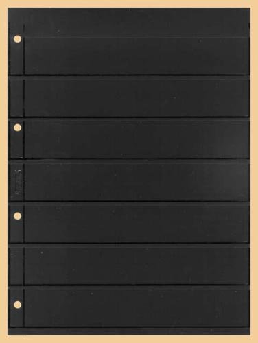 KOBRA-Einsteckblatt noir Nr. E27 évite le glissement de vos timbres rares