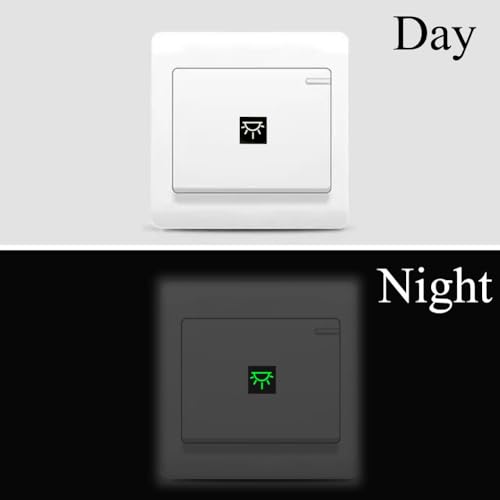 Image of 132PCS Rocker Switch Label Decal for Car Centre Console Switch Circuit Panel Label Luminous Stickers Night Safety Decals Graphic Text Stickers for Boat Truck Camper Dashboard Trailer Headlight Control