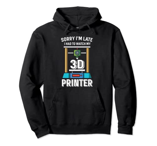 Funny 3D Printing - 3D Printer Pullover Hoodie
