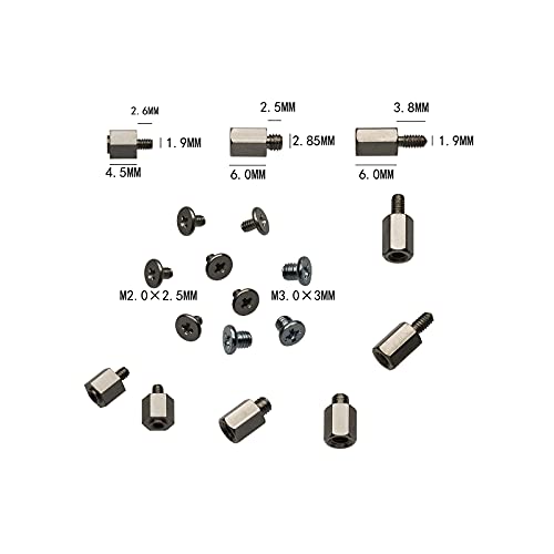 shinedisk m.2 Screw kit,m.2 ssd Screw, nvme Screw for Asus Gigabyte MSI