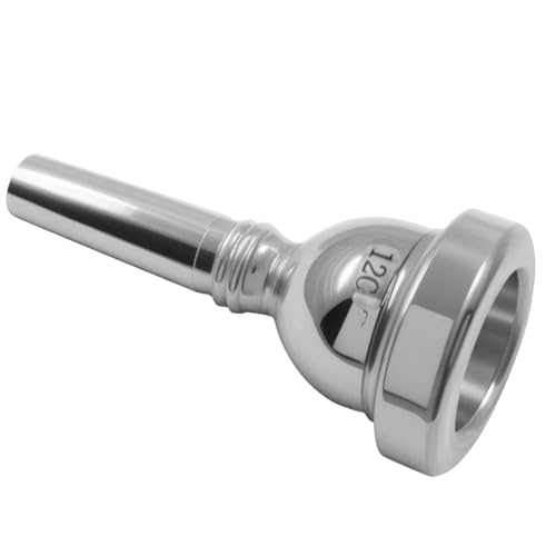 BokWin 12C Silver Plated Trombone Mouthpiece - Professional Grade Instrument for Tenor Trombone with...
