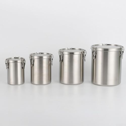 Contenedor de acero inoxidable hermético para alimentos secos 8