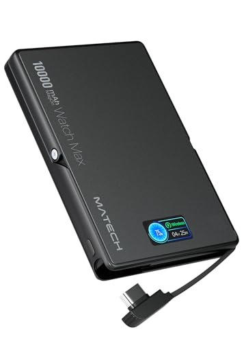 Amazon | MATECH Qi2 モバイルバッテリー マグセーフ 大容量 (10000mAh