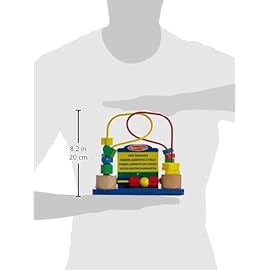 Melissa & Doug First Wooden Bead Maze, Develops Motor and Cognitive Skills, Great for Girls and Boys Ages 1-3, Encourages Fun and Creative Learning!