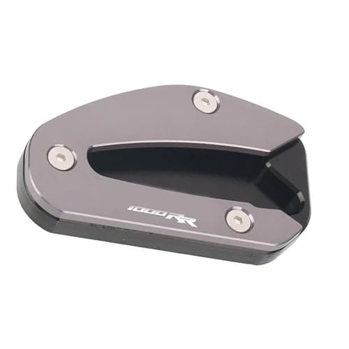 Béquille moto CBR1000RR élargisseur anti-enfoncement pour sol meuble gris