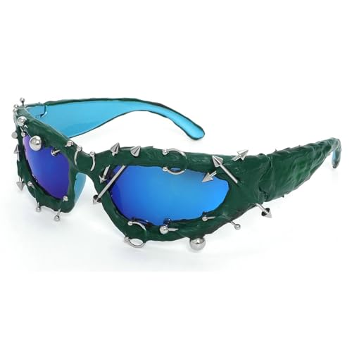 Image of Wrap Around Y2K Sunglasses Men And Women Cool Sunglasses Personalized Street Party sunglasses N45