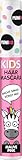 MINICO HAARMASCARA KINDER – AUSWASCHBARE HAARFARBE, BUNTE HAARSTRÄHNEN FARBE, TEMPORÄR, SCHNELL TROCKNEND, VEGAN, KEIN VERKLEBEN, FASCHING PARTY STYLING, MAUVE