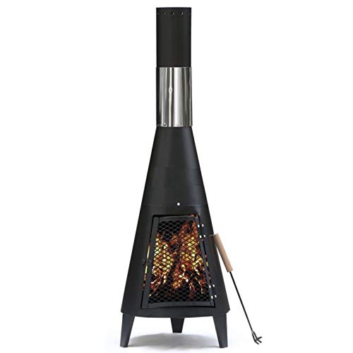 Garden Steel Chiminea Patio Heater Fire Pit BBQ Chimnea home hut