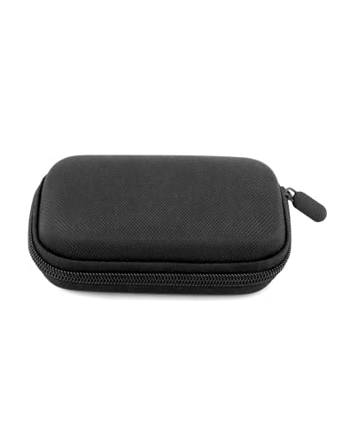 Image of QWORK Grey Portable Microscope Case -2 Pack- Compatible with Carson MicroBrite Plus 60x-120x - Dust-Proof Carry Storage Holder with Zipper Mesh Pocket, Elastic Belt for Secure Transport