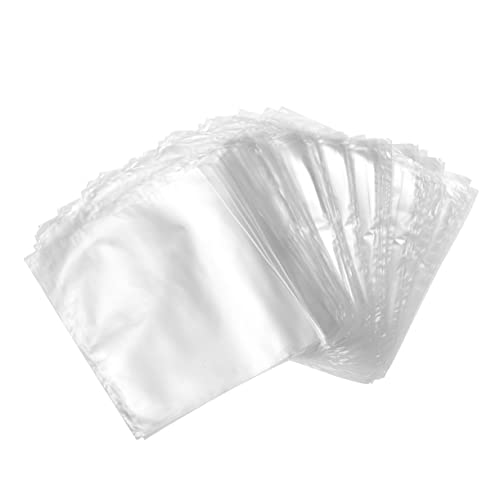 MUSISALY 100pcs Shrink for Jars Shrink for Soap Clear Heat Shrink Film Heat Seal Shrink Party Heat Shrink Bags for Soap Shrinkwrap Bag Homemade Soap Heat Shrink Pouches Soap Bag Decor White