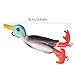 Psdndeww Soft Fishing Lures Propeller 3D Fishing Baits Duck Topwaters Swimming Lures Double Hook Duck Baits Artificial Baits