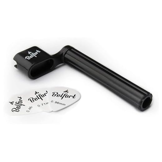 Enrollador de Cuerdas para Guitarra con 3 Púas + Libro Electrónico | Herramienta para Cambio Rápido de Cuerdas | Compatible con Guitarra Acústica, Clásica y Eléctrica | Color Negro