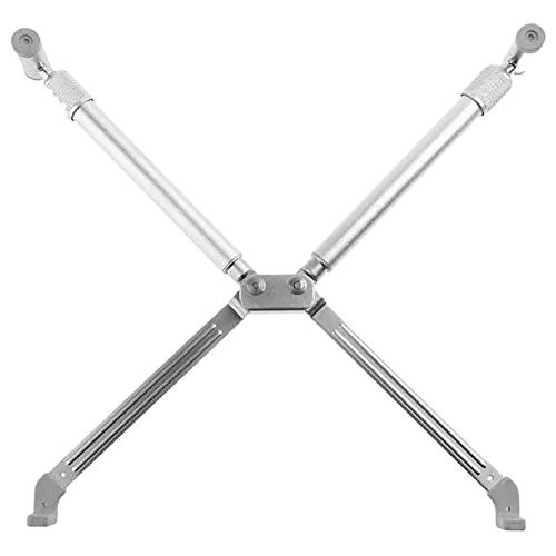 Einziehbare einstellbare Laptop-Kühlhalterung aus Aluminiumlegierung, Silber