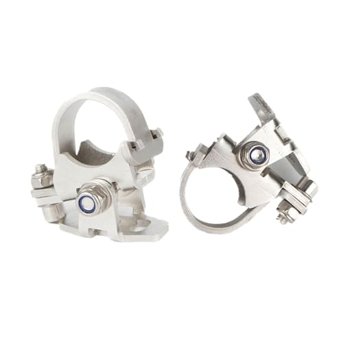 WUTBHGQXWIP Motorrad-Nebelscheinwerferhalterung, kompatibel mit BMW R1250GS Adventure, 22 mm Sturzbügel, Scheinwerfer-Montagehalter, R1200GS, F750GS, F850GS(Silver)