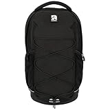 AUDETIC Schulrucksack Teenager Schwarz - AERO Backpack - Schulranzen für Jungen & Mädchen - 21 Liter - Ergonomischer Rucksack mit vielen Fächern für Schule & Freizeit - Wasserabweisend