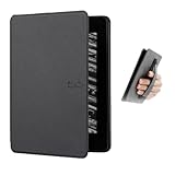 Capa Para Kindle Paperwhite 12ª Geração e Kindle Colorsoft 7" (SA569P, SA568B, SA58CB, SA59CP) – Função Liga/Desliga - Suporte Alça - Fechamento Magnético - Sistema de Hibernação (Preto)