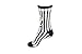 Maccabi Official Pair Juventus FC Vertical Stripes Socks With Logo, Size 9-13