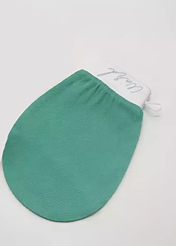 Asari Bath Mitt Body Scrub Exfoliate Dead Follicles Enhance Skin Texture Promotes Soft Smooth Silky Complexion Minimize Pores Healthy Natural Glow Boost Metabolism Blood Circulation Unisex 1 Piece