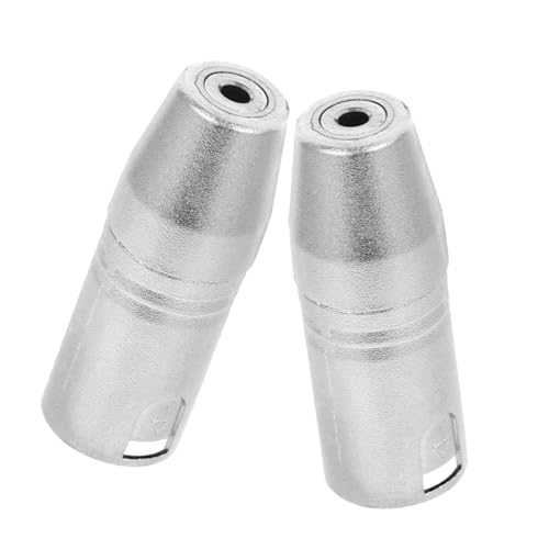 VANZACK 2 pièces Adaptateur Audio XLR Mâle vers Prise Jack Femelle Broches Lot de Connecteur pour Table de Mixage Amplificateur et Microphone