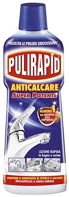 Set 16 PULIRAPID Anticalcare Liquido 750 Detersivi E Pulizia della Casa