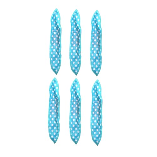 Healvian 6Pcs Hair Curling Straps Portable Sponge Rollers for Women Styler Lightweight Easy to Use Create Beautiful Waves Without Damage for