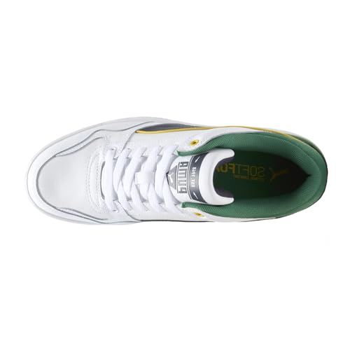 PUMA Mens Rebound Retro Lace Up Sneakers Shoes Casual - White4