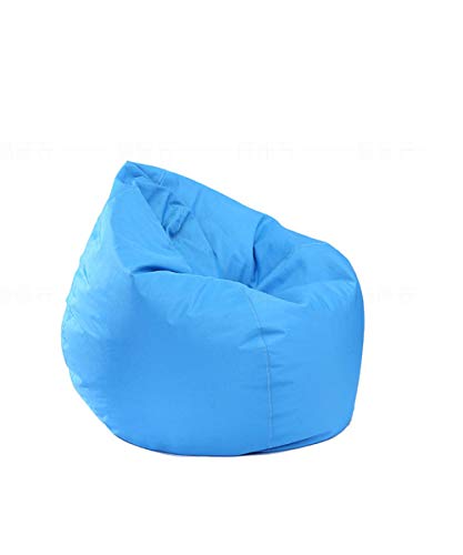 Springcmy 1pc Home Soft Lazy Sofa Cozy Single Chair Durable Furniture Unfilled Lounge Bean Bag (Sky blue, OneSize)