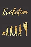 EVOLUTION: BLANK LINED NOTEBOOK | Notepad, Journal, Personal Diary | GIFTS FOR GYMNASTICS LOVERS.