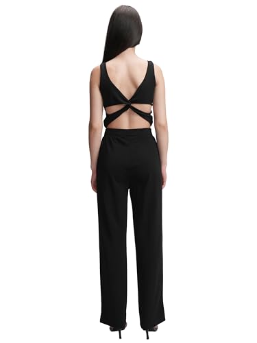 Image of Tokyo Talkies Chic Crop Top & Drawstring Trousers Co-ord Set | Shoulder Strap | Stylish | Perfect for Casual Outings & Vacations | Women Co-Ord Set | Co ord set for women
