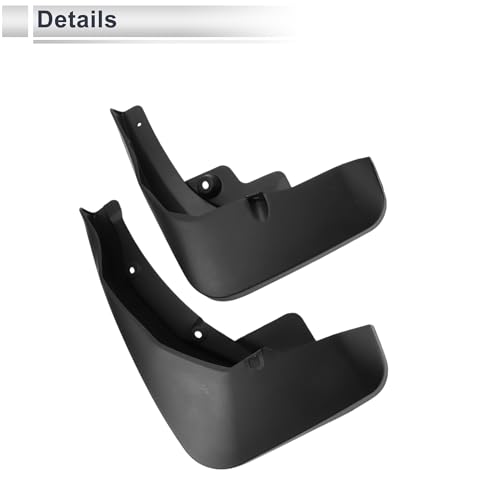 Image of X AUTOHAUX 1set Front and Rear Mud Flaps Splash Guards Mud Guards for Audi Q7 2020-2023 W /Mount Accessories