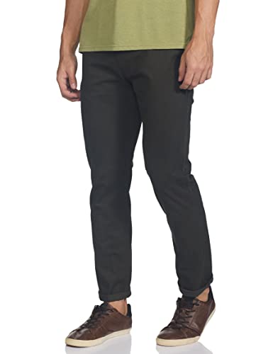 Image of Marks & Spencer Mens Solid Mid Rise Slim Fit Chinos