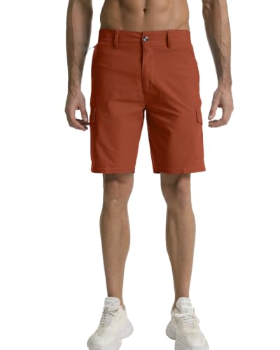 Image of Men's Lightweight Hiking Work Cargo Shorts 9 inch-5 Pockets