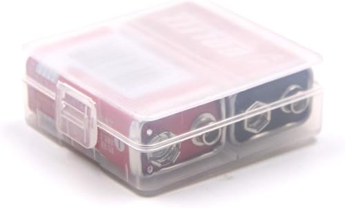 GTIWUNG 8 Stück 9V Blockbatterie Anschlusskabel mit An-/Aus-Schalter+8 Stück 9V Batterie Clip I Typ für Arduino Elektrische Spielzeug+Batteriefach Akkuhalter Aufbewahrungsbox