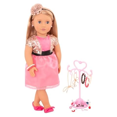Our Generation by Battat- Audra 18" Non-Posable Jewelery Doll with Pierced Ears- Toys, Doll Clothes & Accessories For Ages 3 years & Up, Multicolor Cover