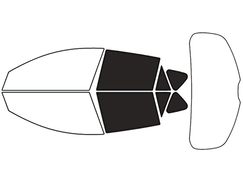 Rvinyl Window Tint Kit Compatible with Mazda Mazda3 2010-2013 (Hatchback) - Back Precut Kit - 20%