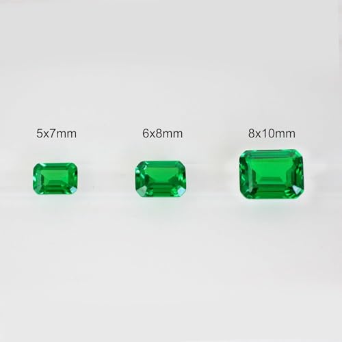 Grenat en aluminium Yttrium YAG vert émeraude 5x7mm