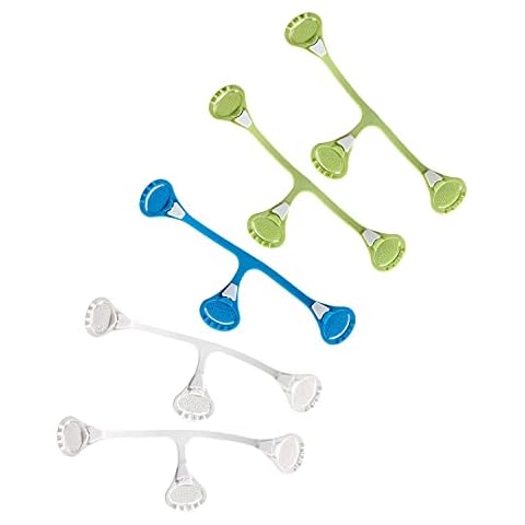 [Original 5-pack] Snappi Cloth Diaper Fasteners - Replaces Diaper Pins - Use with Cloth Prefolds and Cloth Flats Cover
