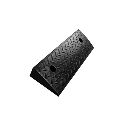 AOQUEVX Rampas de umbral, rampas para vehículos de muelles o Lugares de Trabajo, rampas para carritos de jardín, rampas para Scooters domésticos, rampas de Goma para Subir scooters/negras/50 x 15 x