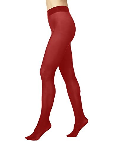 Image of HUE Women's Opaque Sheer to Waist Tights 40 Denier Soft High Waist Pantyhose