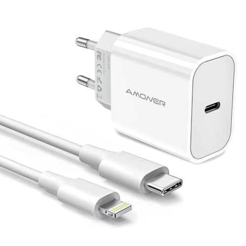 Amoner Caricatore USB C 20W Quick Veloce